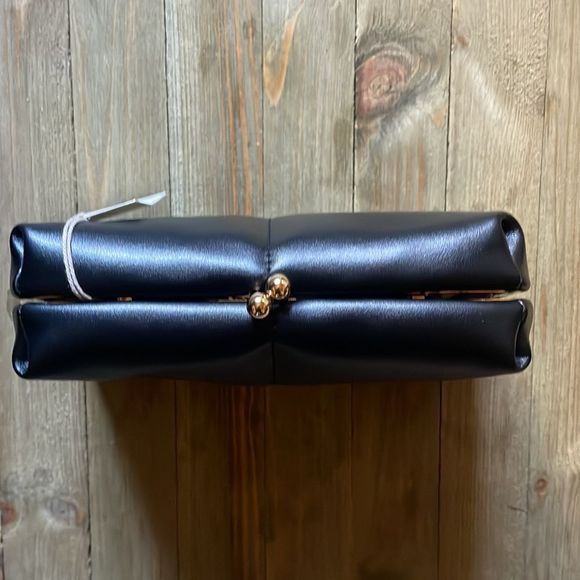 A New Day Quilted Black Clutch Small Crossbody Bag - Picture 3 of 8